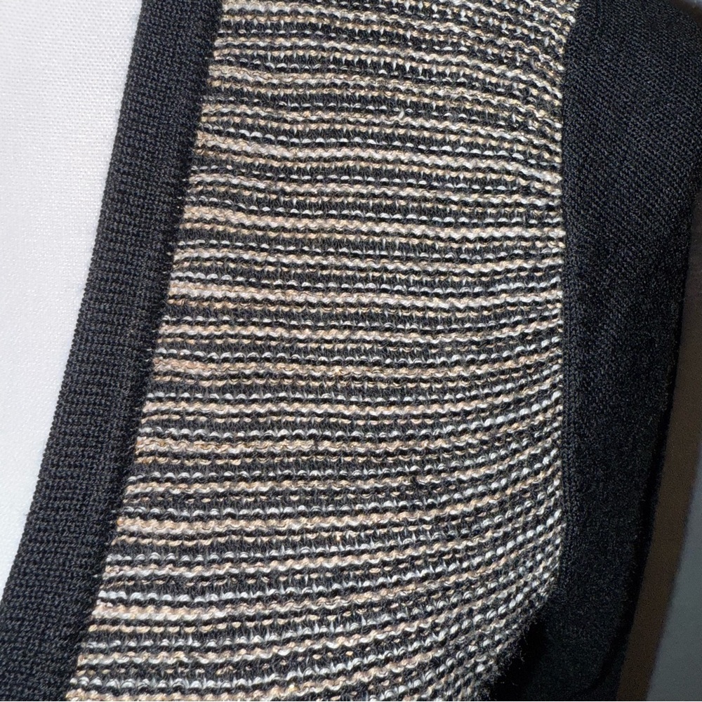 LOFT Black Gold Women's Lightweight V-Neck
Cardigan Sweater Chic Casual Classy - Picture 4 of 10